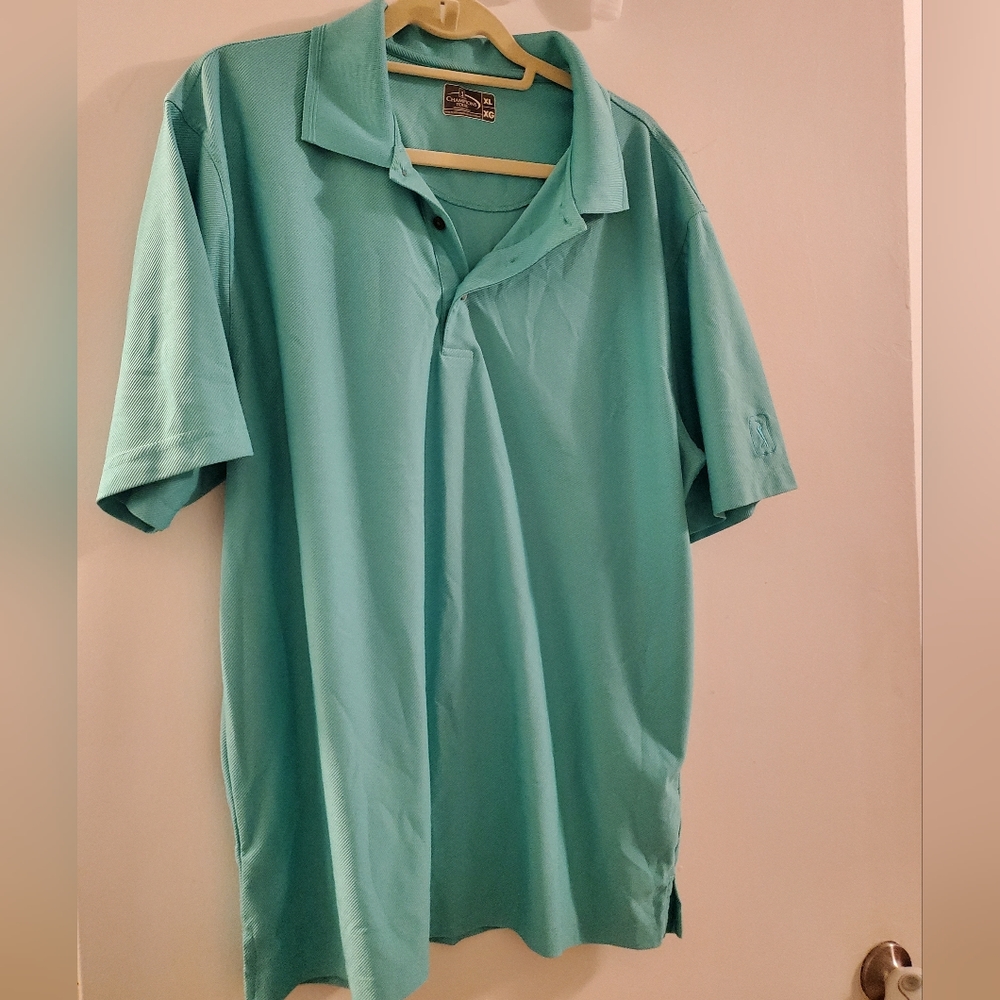 Green Champions Tour Golf Shirt